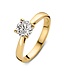 Ring Olivia 1.00 crt geel goud