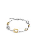 Ti Sento Armband 23022ZY - Sterlingsilber mit gelb Vergoldung, Zirkonia Weiß mit Gelb-Vergoldung
