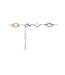TI SENTO Bracelet 23022ZY - Silver plated, Zirconia white yellow gold plated