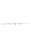TI SENTO Bracelet 23022ZY - Silver plated, Zirconia white yellow gold plated