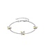 TI SENTO Bracelet 23048ZY - Silver plated, Zirconia white yellow gold plated