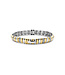 TI SENTO Bracelet 23081ZY - Silver plated, Zirconia white yellow gold plated