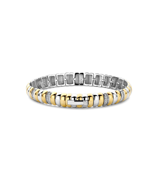 TI SENTO Armband 23081ZY - Zilver verguld, Zirkonia met geel verguld