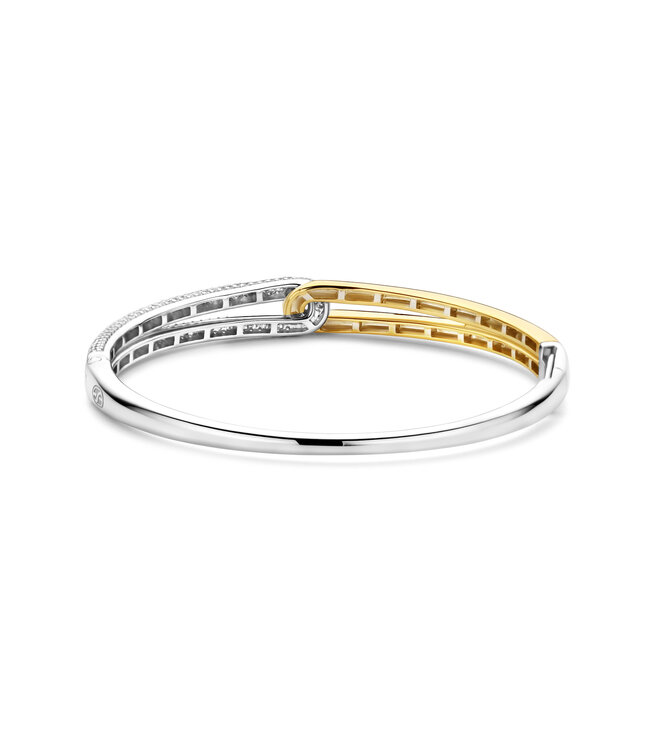 TI SENTO Armband 23085ZY - Zilver verguld, Zirkonia met geel verguld