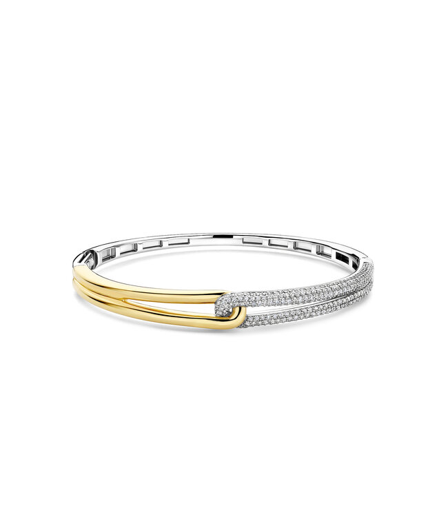 TI SENTO Armband 23085ZY - Zilver verguld, Zirkonia met geel verguld