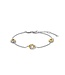 TI SENTO Bracelet 2925ZY - Silver plated, Zirconia white yellow gold plated