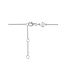 TI SENTO Bracelet 2925ZY - Silver plated, Zirconia white yellow gold plated