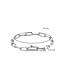 TI SENTO Armband 2936ZI - Silber platiniert, Zirkonia Weiß