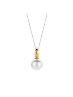 Ti Sento Hanger 6805PW - Zilver verguld, Wit parel
