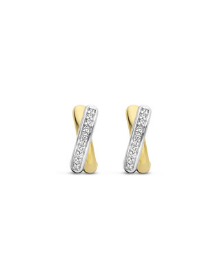Ti Sento TI SENTO Oorbellen 7667ZY - Zilver verguld, Zirkonia