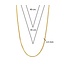 TI SENTO Ketting 34030SY - Zilver verguld, Zilver geel verguld