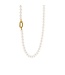 TI SENTO Necklace 34050YP - Silver plated, Pearl with yellow gold plated