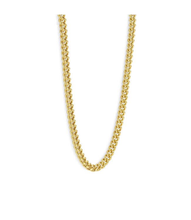 TI SENTO Kette 34069SY - Sterlingsilber mit gelb Vergoldung, Zirkonia