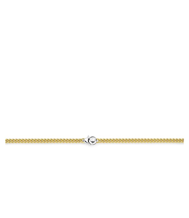 TI SENTO Ketting 34069SY - Zilver verguld, Zirkonia