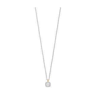TI SENTO Ketting 34103ZY - Zilver verguld, Zirkonia