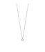TI SENTO Necklace 34103ZY - Silver plated, Zirconia white yellow gold plated