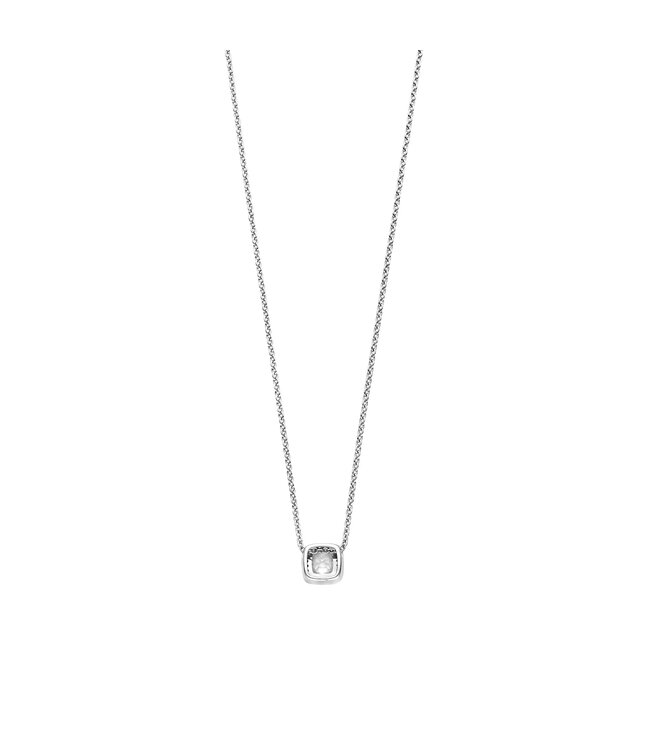 TI SENTO Kette 34104ZI - Silber platiniert, Zirkonia