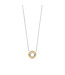 TI SENTO Necklace 34105ZY - Silver plated, Zirconia white yellow gold plated