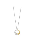 Ti Sento Ketting 34107ZY - Zilver verguld, Zirkonia met geel verguld