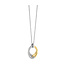 TI SENTO Ketting 34107ZY - Zilver verguld, Zirkonia met geel verguld