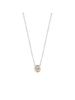 Ti Sento Ketting 3845ZY - Zilver verguld, Zirkonia