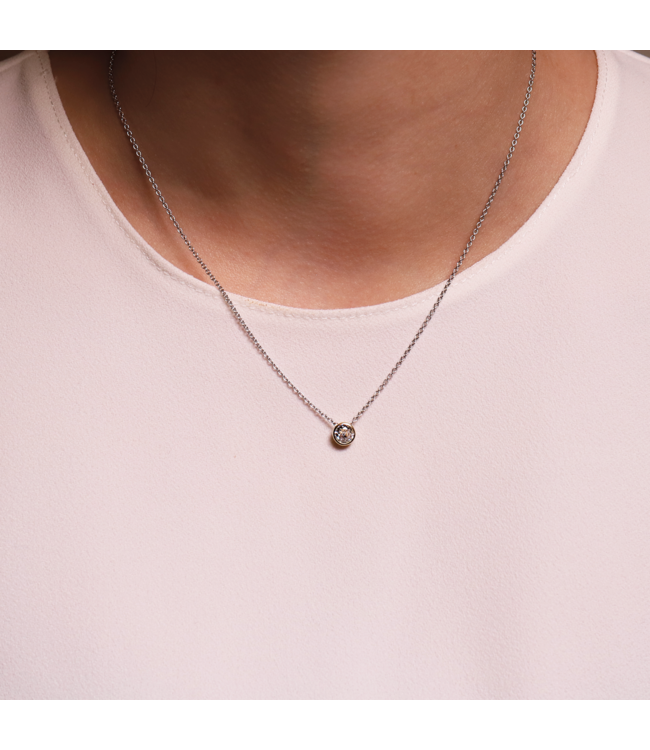 TI SENTO Necklace 3845ZY - Silver plated, Zirkonia
