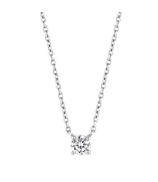 Necklace 3894ZI - Silver platinum plated, Zirconia white