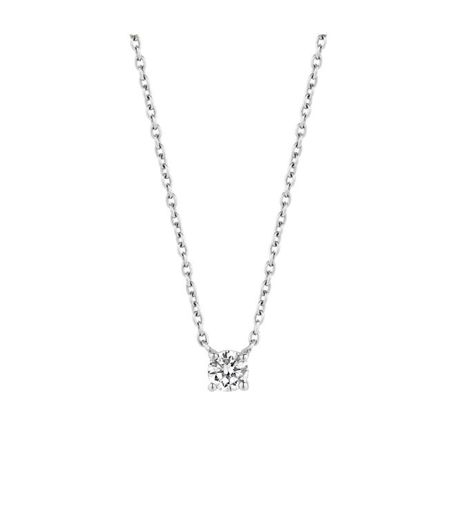TI SENTO Kette 3894ZI - Silber platiniert, Zirkonia Weiß