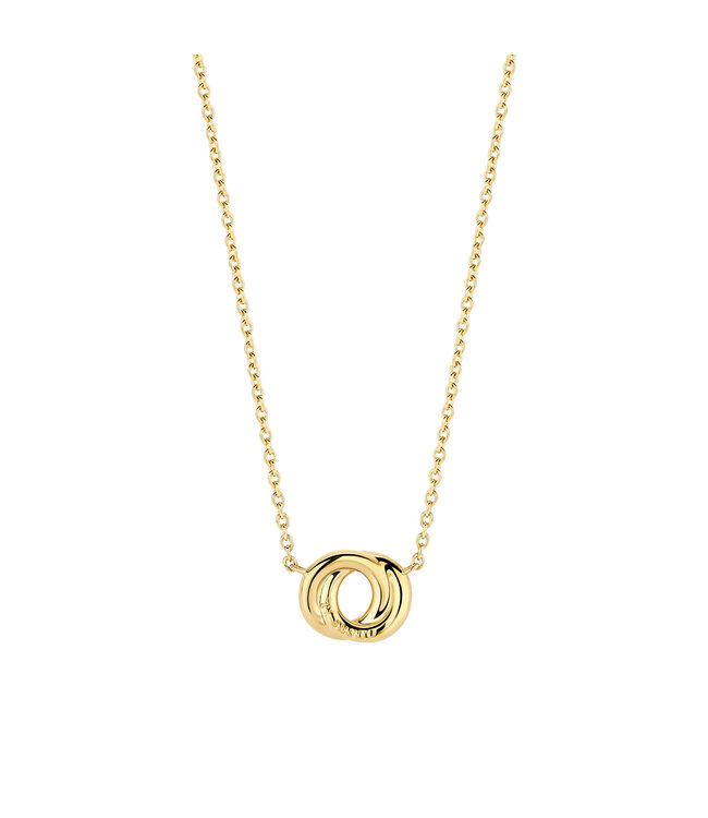 TI SENTO Ketting 3915BY - Zilver verguld, Blauw