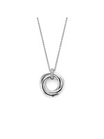 Ti Sento Ketting 3972ZI - Zilver platina verguld, Zirconia wit