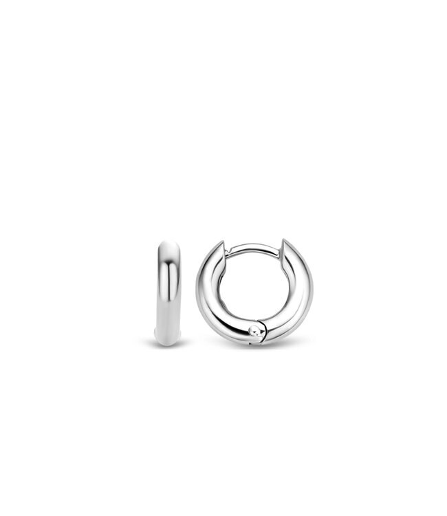 TI SENTO Kleine oorringen - 7210SI - Zilver platina verguld, Zilver