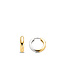 TI SENTO Small Hoops - 7210SY - Silver plated, Silver yellow gold plated