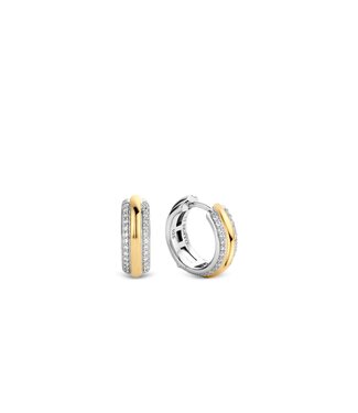 TI SENTO Ohrringe 7786ZY - Sterlingsilber mit gelb Vergoldung, Zirkonia