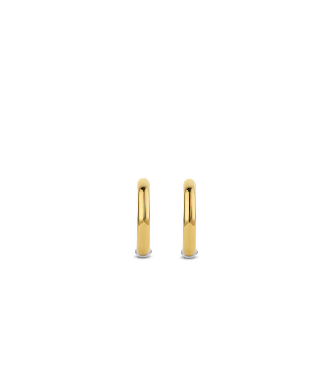 TI SENTO Kleine Ohrringe - 7812SY - Sterlingsilber mit gelb Vergoldung, Silber mit Gelbgold plattiert