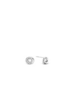 Ti Sento Ohrringe 7784ZI - Silber platiniert, Zirkonia Weiß