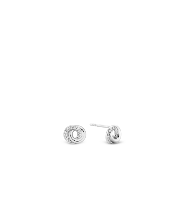 TI SENTO Earrings 7784ZI - Silver platinum plated, Zirkonia