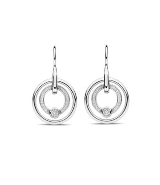 Ti Sento Ohrringe 7978ZI - Silber platiniert, Zirkonia Weiß