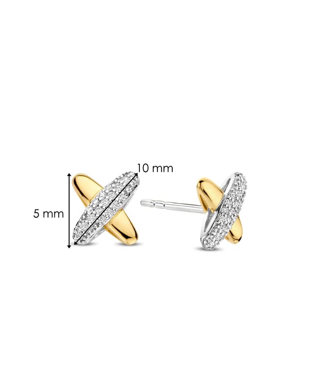 TI SENTO Earrings 7982ZY - Silver plated, Zirkonia