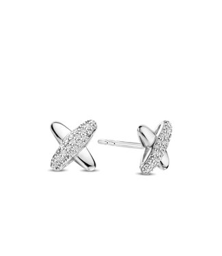 TI SENTO Earrings 7982ZI - Silver platinum plated, Zirkonia