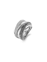 Ti Sento Ring 12003ZI - Zilver platina verguld, Zirconia wit