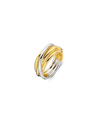 Ring 12056SY - Silver plated, Silver yellow gold plated