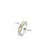 TI SENTO Ring 12144ZY - Silver plated, Zirconia white yellow gold plated