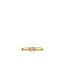 TI SENTO Ring 12211ZY - Silver plated, Zirconia white yellow gold plated