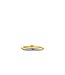 TI SENTO Ring 12211ZY - Silver plated, Zirconia white yellow gold plated