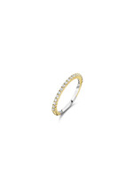 Ti Sento Ring 12268ZY - Zilver verguld, Zirkonia met geel verguld