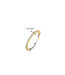 TI SENTO Ring 12268ZY - Zilver verguld, Zirkonia met geel verguld