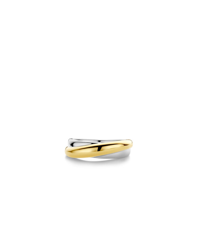 TI SENTO Ring 12281SY - Silver plated, Silver yellow gold plated