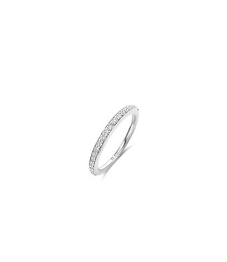 Ring 12317ZI - Silber platiniert, Zirkonia Weiß