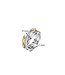 TI SENTO Ring 12318ZY - Zilver verguld, Zirkonia met geel verguld