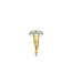 TI SENTO Ring 12330MW - Zilver verguld, Parelmoer